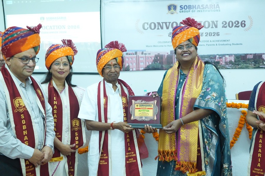 Grand Convocation-2026 Celebrated at Sobhasaria Group of Institutions